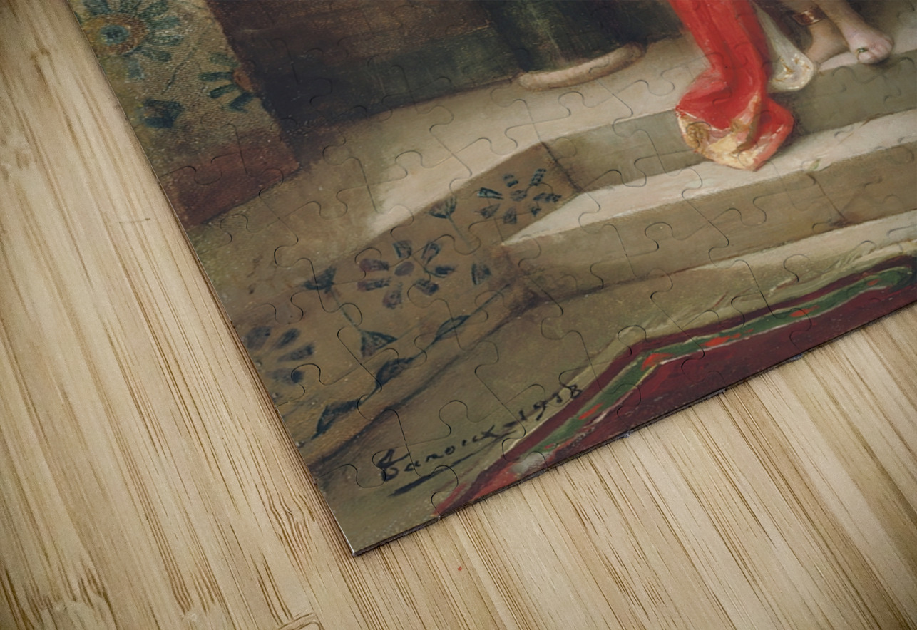 The Harem Beauty by Henri Adrien Tanoux [1865–1923] MyCozyFineArt Puzzle