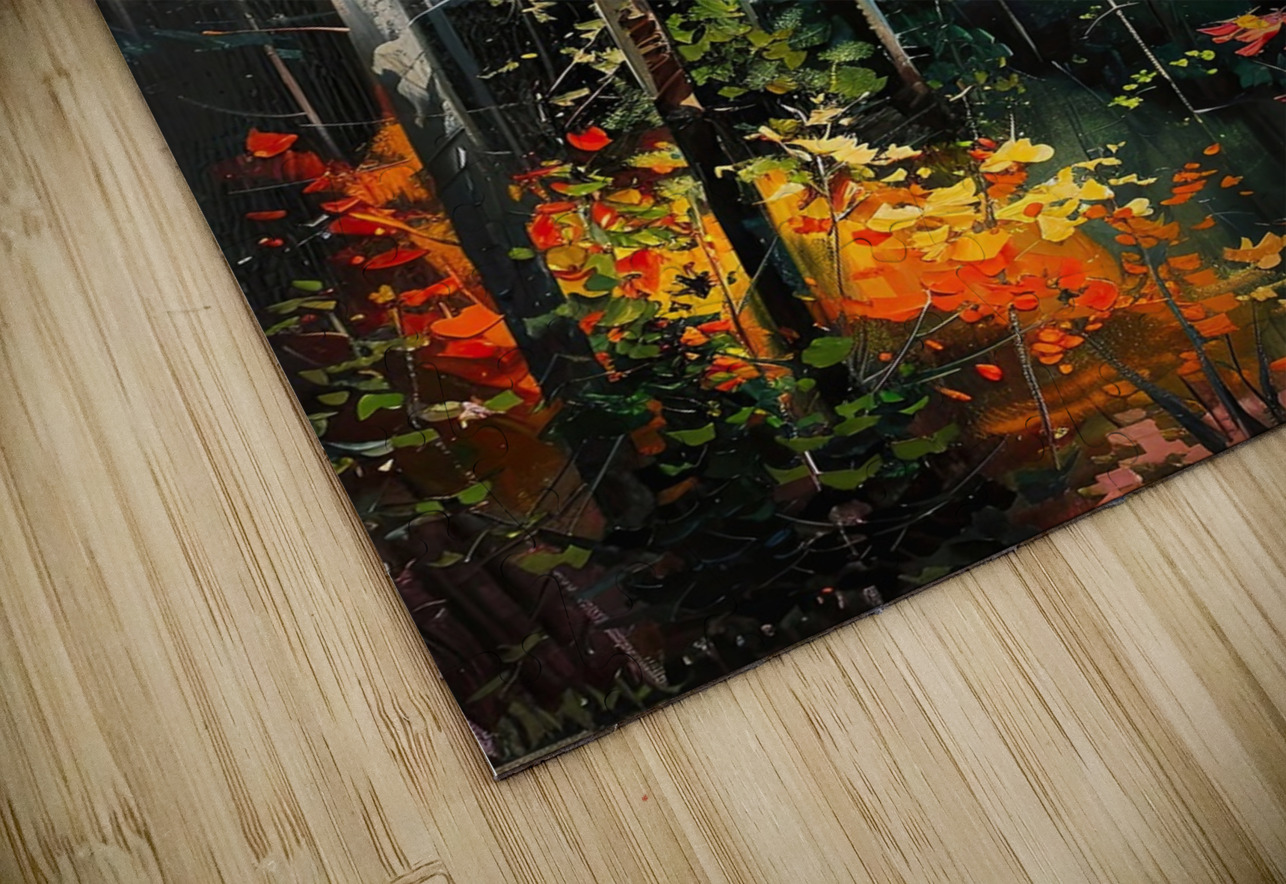 Autumn Forest Glow H2N9P2 58 Abstract Rebellion Puzzle