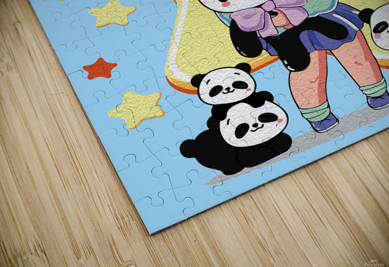 Creative Anime Wall Art | Girls Animal Companions 19 Ramy Salah Hefny Puzzle