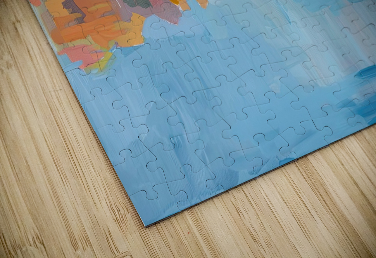 Autumn Reflections 92DH3B 51 Abstract Rebellion Puzzle