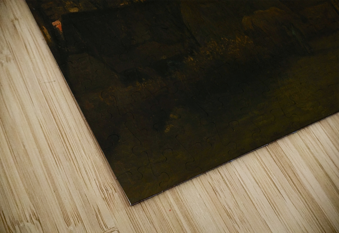 Farming Village at Twilight [1884] by Vincent van Gogh [1853–1890] MyCozyFineArt Puzzle