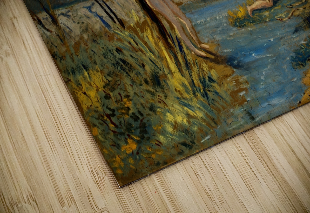 Standing and Reclining Nymphs [1908] by Louis Michel Eilshemius [1864–1941] MyCozyFineArt Puzzle