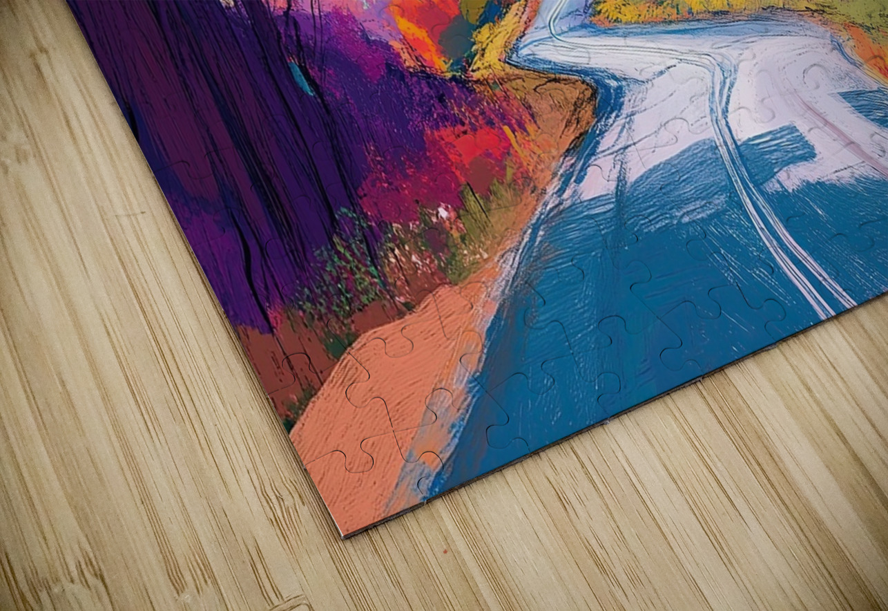 Autumn Road Ahead 9P3N4H 58 Abstract Rebellion Puzzle