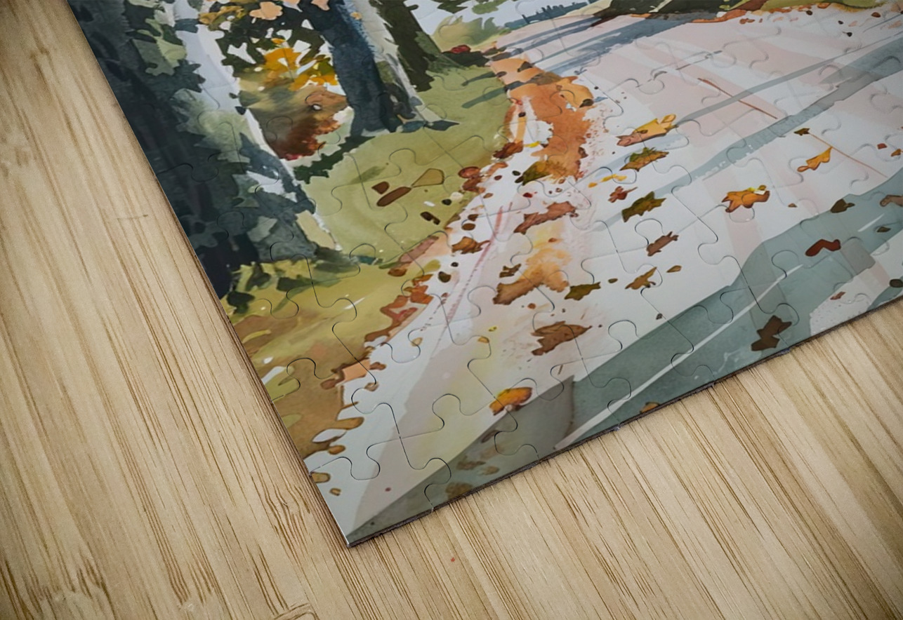 Autumn Road Home 29HBCJ 57 Abstract Rebellion Puzzle