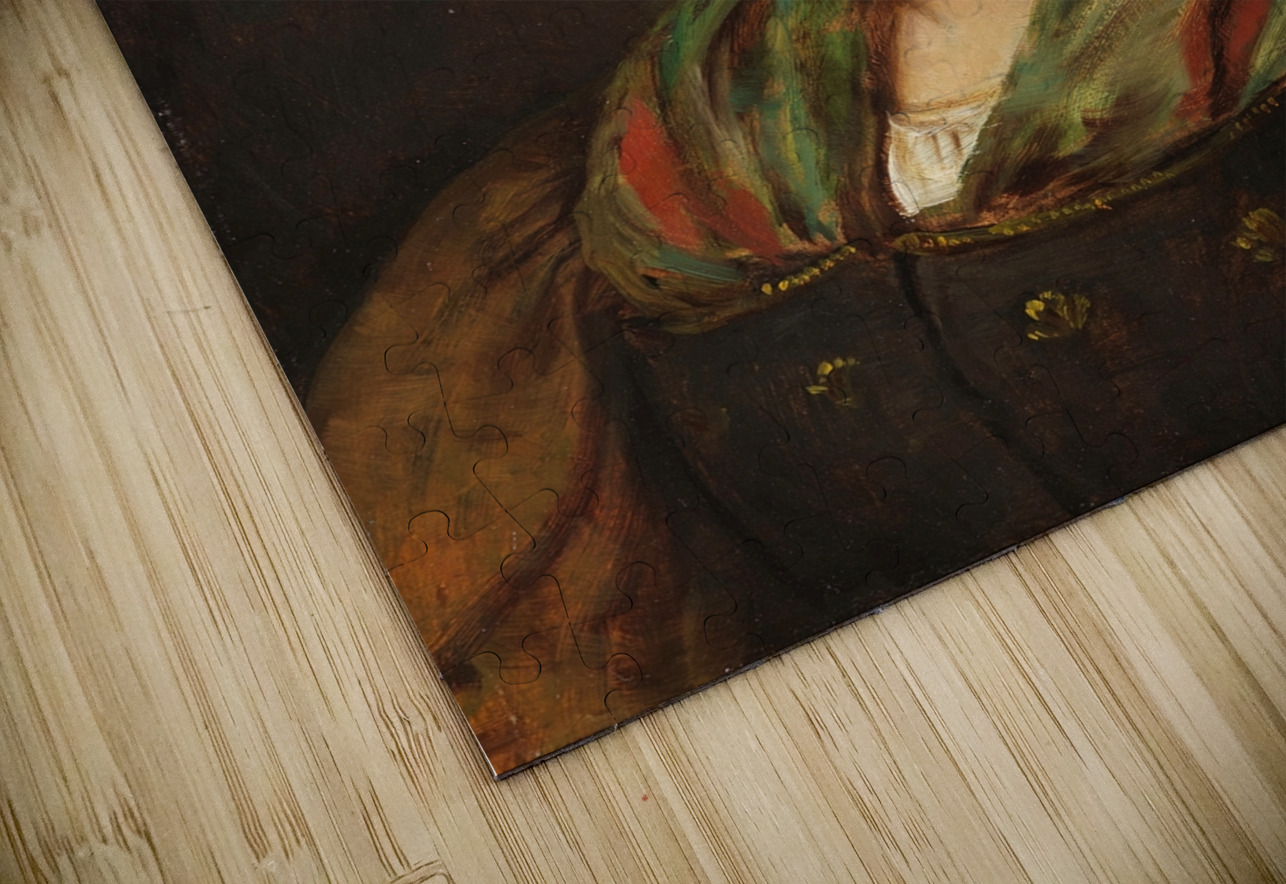 Bauerndirndl [1880–90] by Franz von Defregger [1835–1921] MyCozyFineArt Puzzle