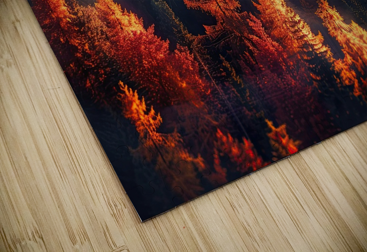 Autumn Whispers H7P3N2 57 Abstract Rebellion Puzzle