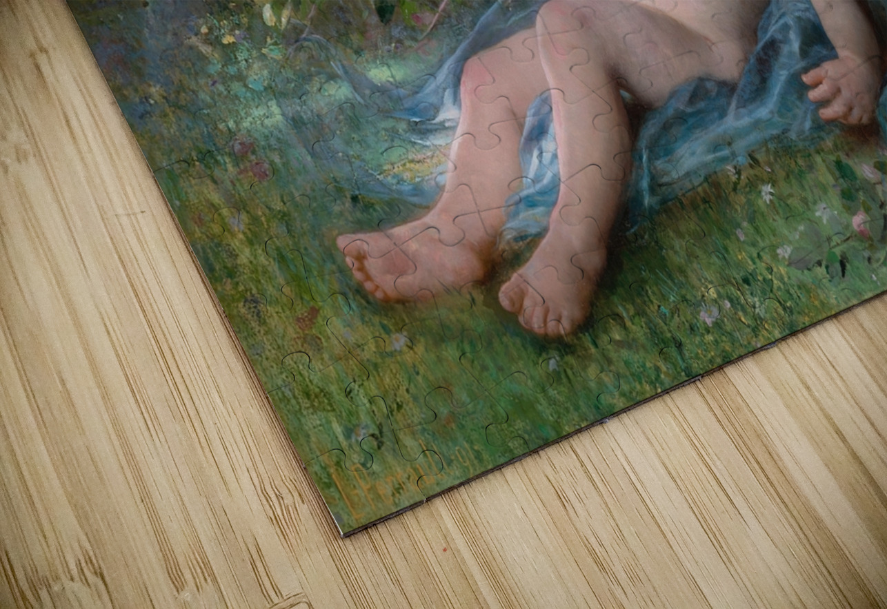Le réveil de l’amour [1891] by Léon–Jean–Basile Perrault [1832–1908] MyCozyFineArt Puzzle