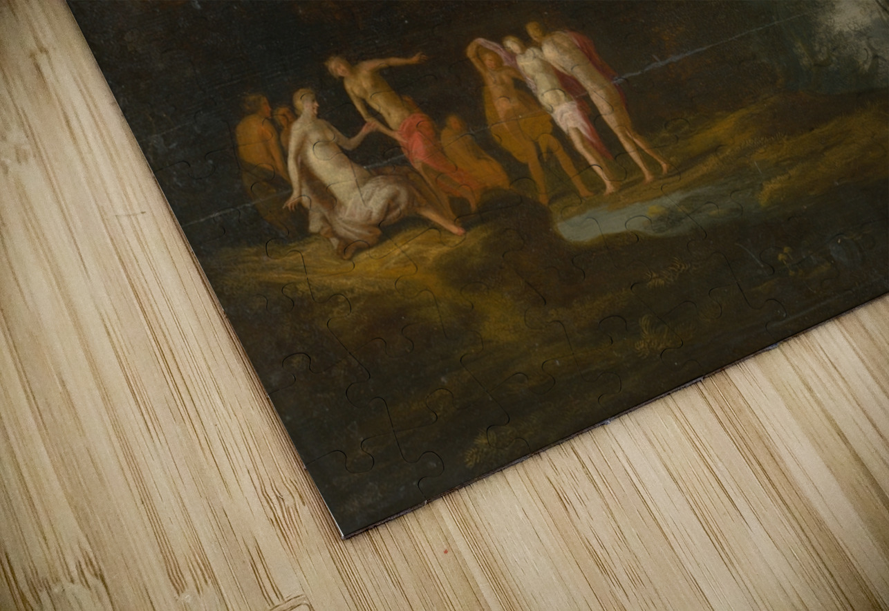 Diana and Callisto [1635–1645] by Dirck Dalens [1600–1676] MyCozyFineArt Puzzle