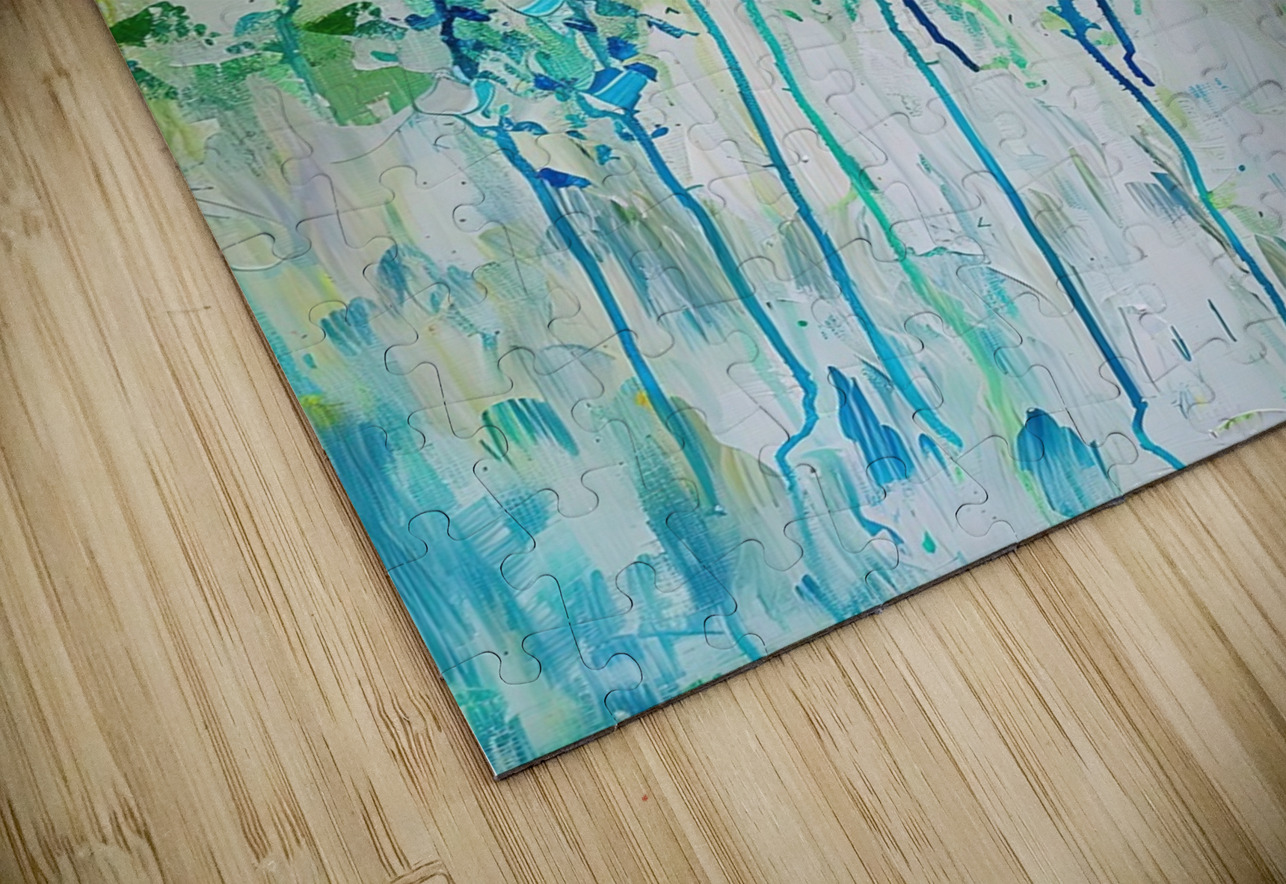 Azure Cascade NHB92J 60 Abstract Rebellion Puzzle