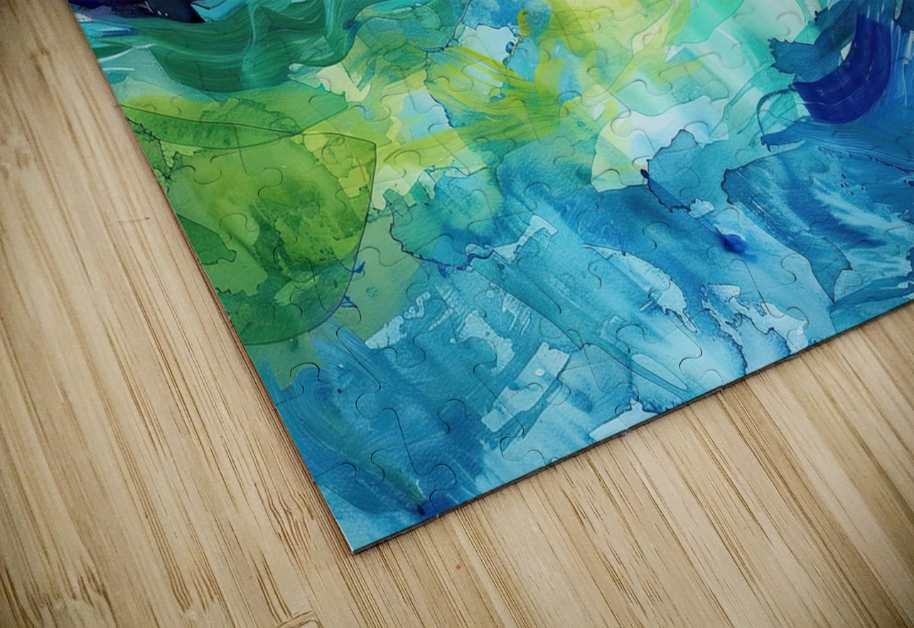 Azure Currents Flow 29H8N 53 Abstract Rebellion Puzzle