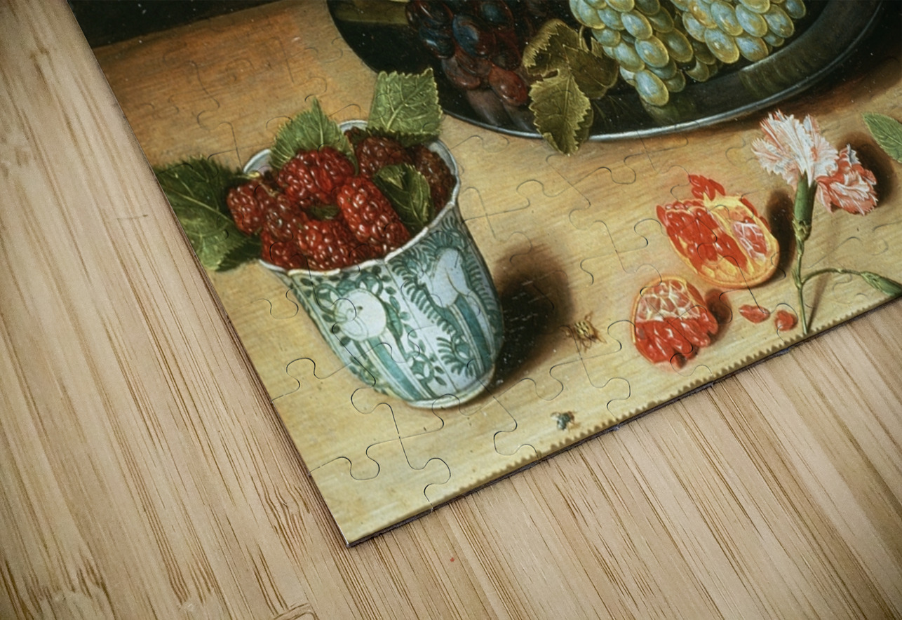 Still Life with Fruit and Flowers by Jan Soreau [1591–1626] MyCozyFineArt Puzzle