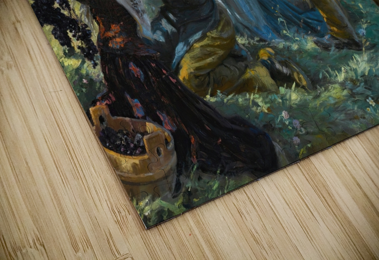 Wine Harvest In The Tyrol [1901] by Peder Severin Krøyer [1851–1909] MyCozyFineArt Puzzle
