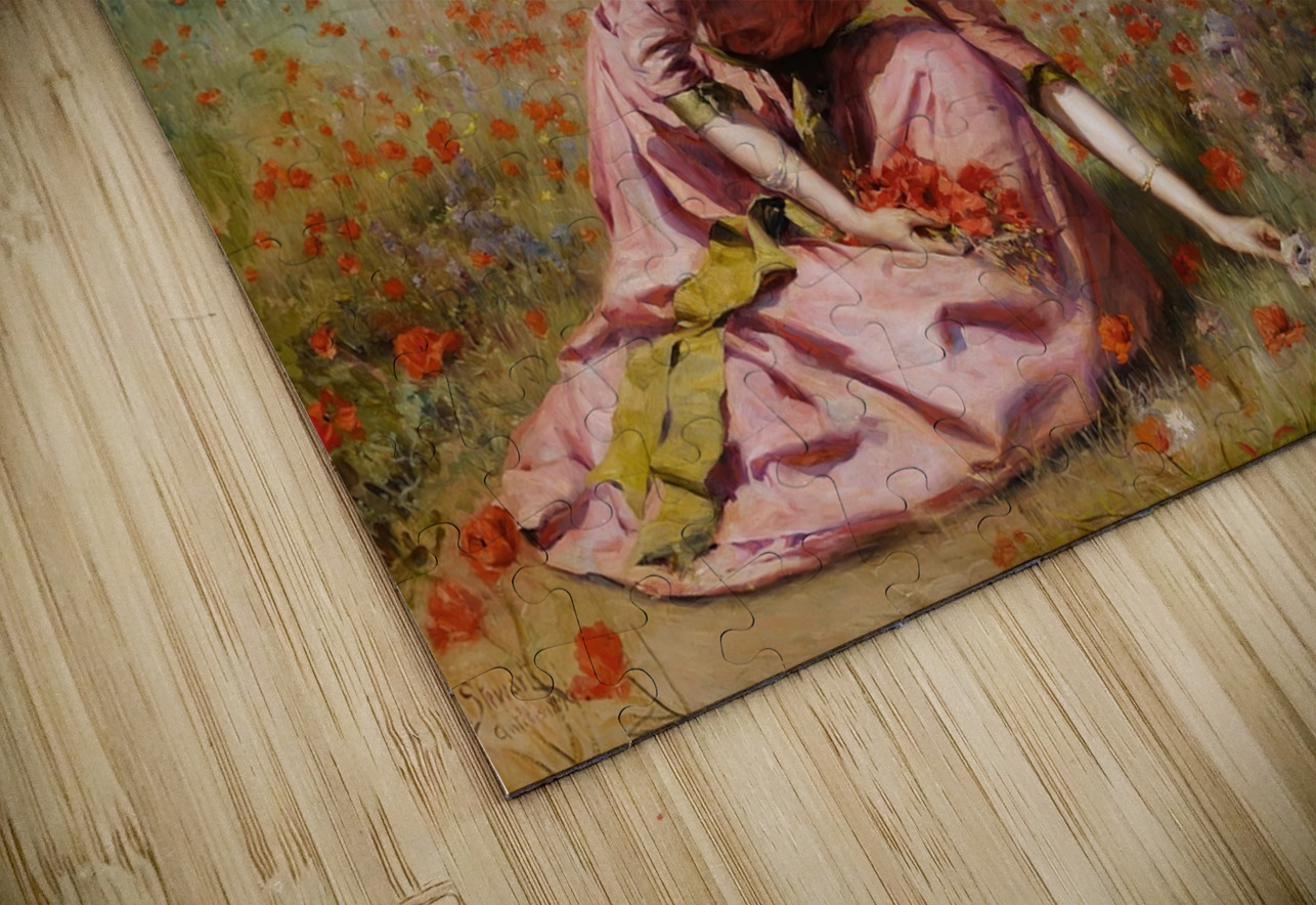 The First Spring [1890] by Julius Leblanc Stewart [1855–1919] MyCozyFineArt Puzzle