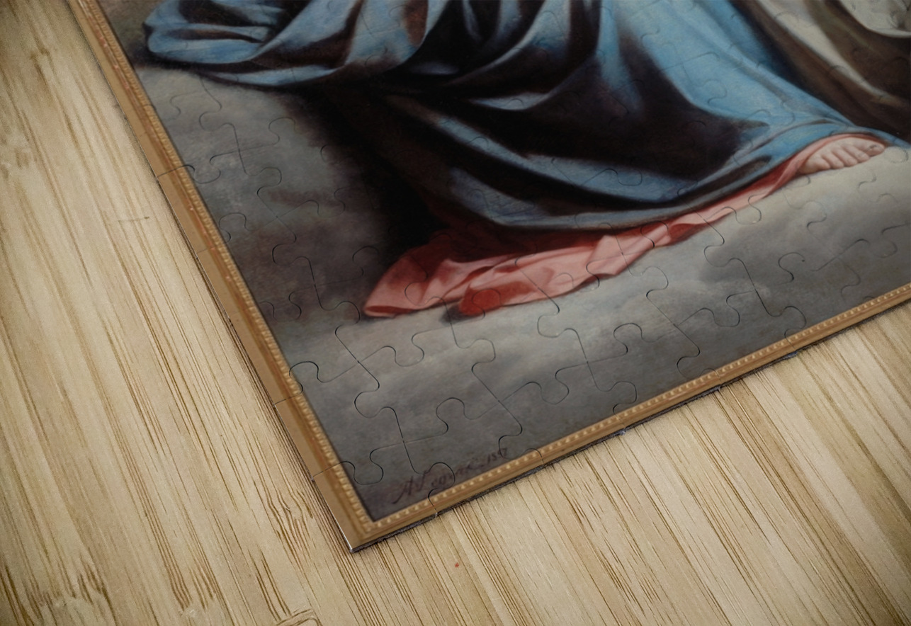 Les litanies de la Vierge [1857] by Auguste Legras [1817–1887] MyCozyFineArt Puzzle