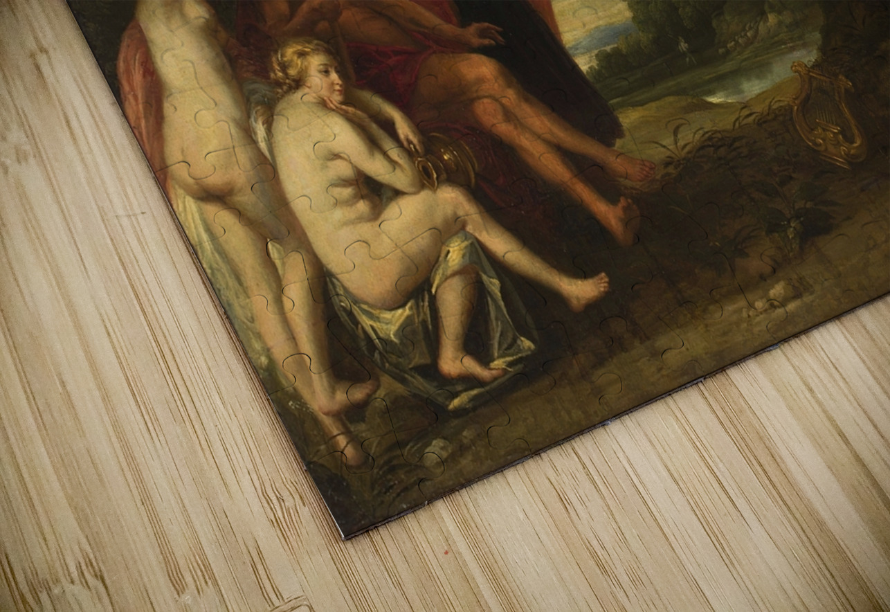 Judgement of Midas by Follower of Jacob Jordaens [1593–1678] MyCozyFineArt Puzzle