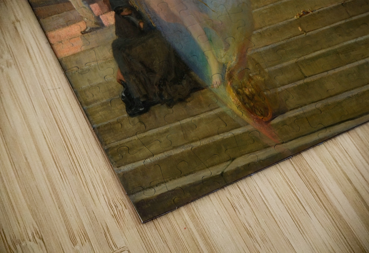 La Fortune passe [1895] by Albert Pierre–René Maignan [1845–1908] MyCozyFineArt Puzzle