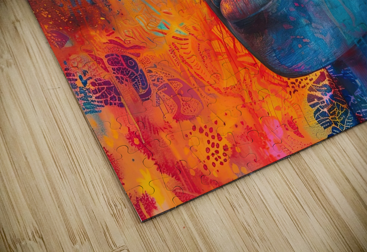 Azure Gaze Forward 2H9N3Z 63 Abstract Rebellion Puzzle