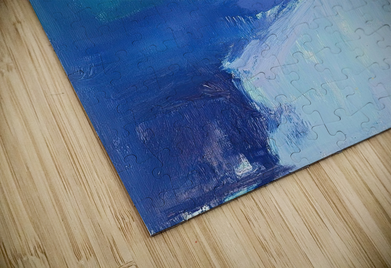 Azure Horizon Glow 29H7N 53 Abstract Rebellion Puzzle