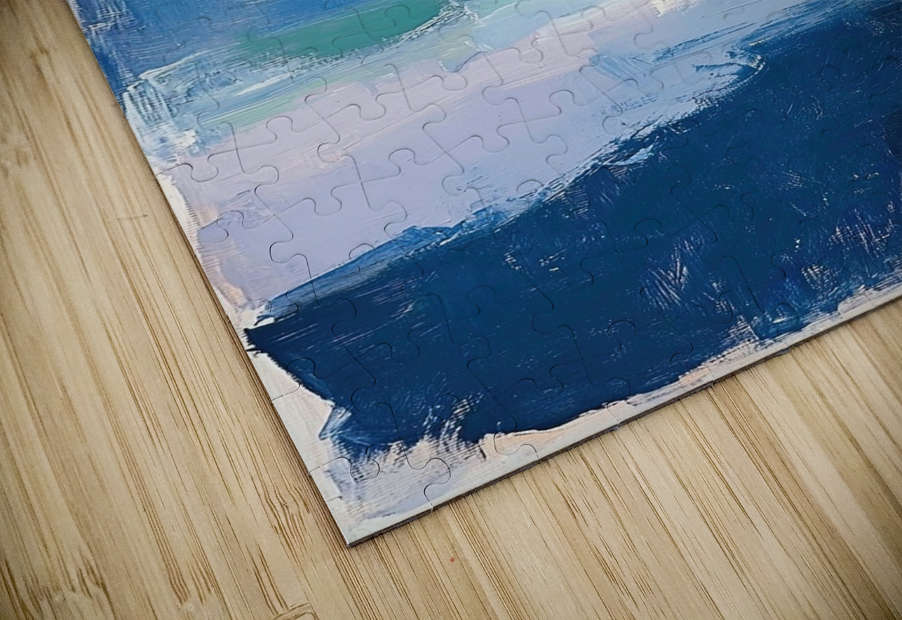 Azure Horizon Glow J9P4N2 55 Abstract Rebellion Puzzle