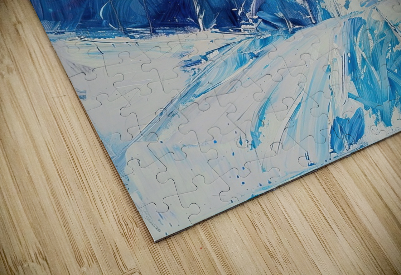 Azure Mountain Pass Y7H92N 53 Abstract Rebellion Puzzle