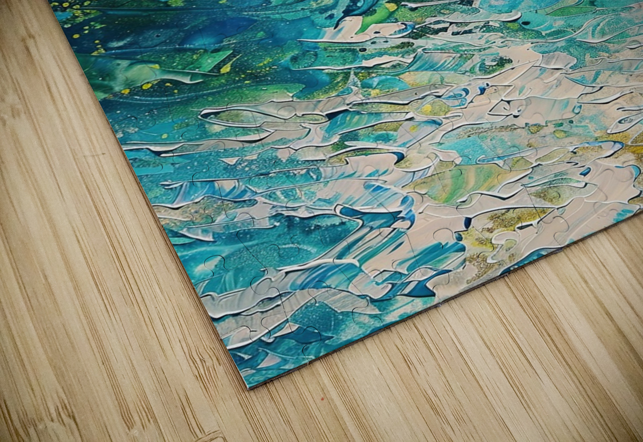 Azure Ocean Waves H29P3 65 Abstract Rebellion Puzzle