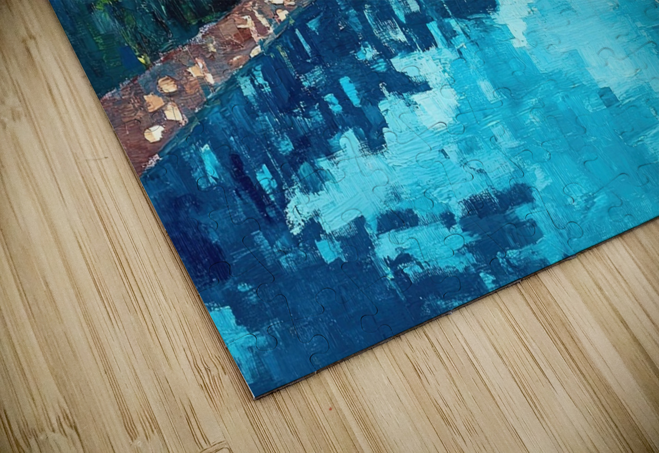 Azure Pool Reflections 7H3N2P 51 Abstract Rebellion Puzzle