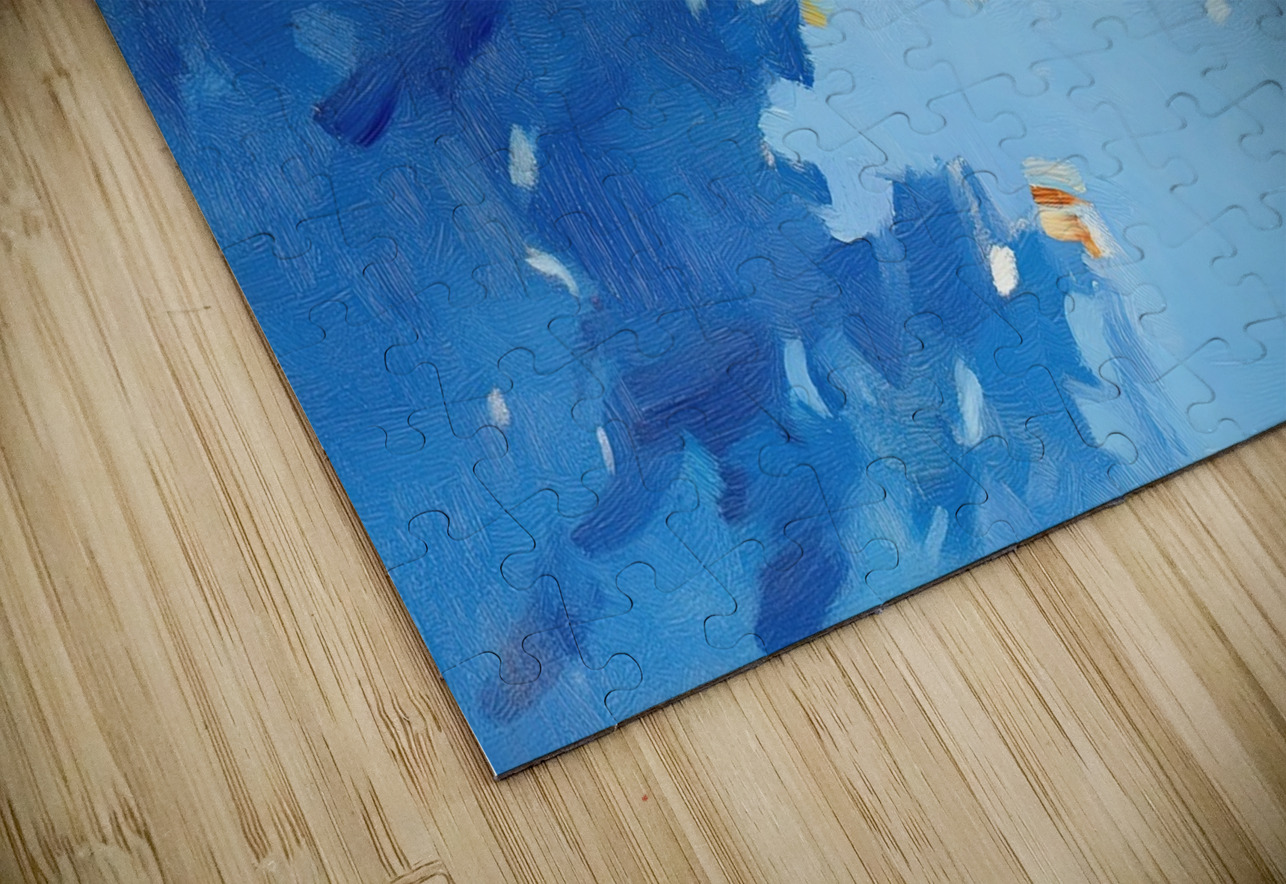 Azure Reflections Poolside 7H3N9P 58 Abstract Rebellion Puzzle