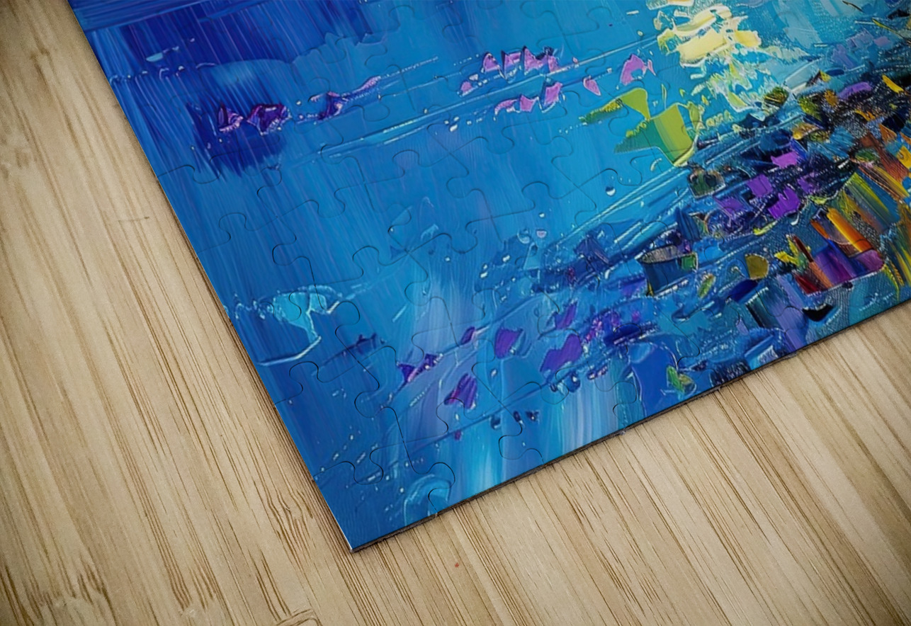 Azure Shoreline Radiance H9P4N2 55 Abstract Rebellion Puzzle