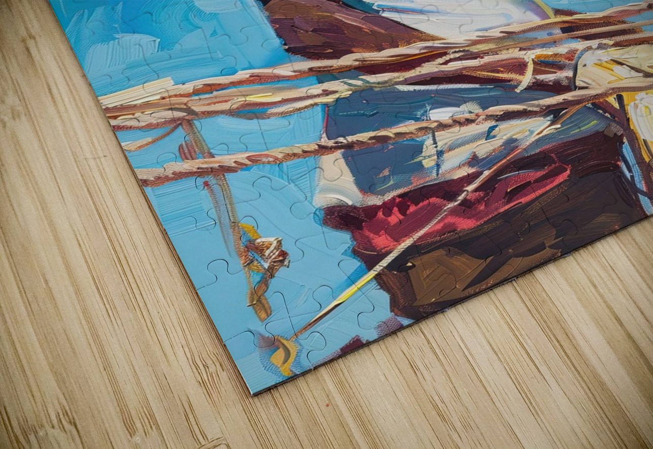 Azure Toil Beneath Sun H3N5P2 65 Abstract Rebellion Puzzle