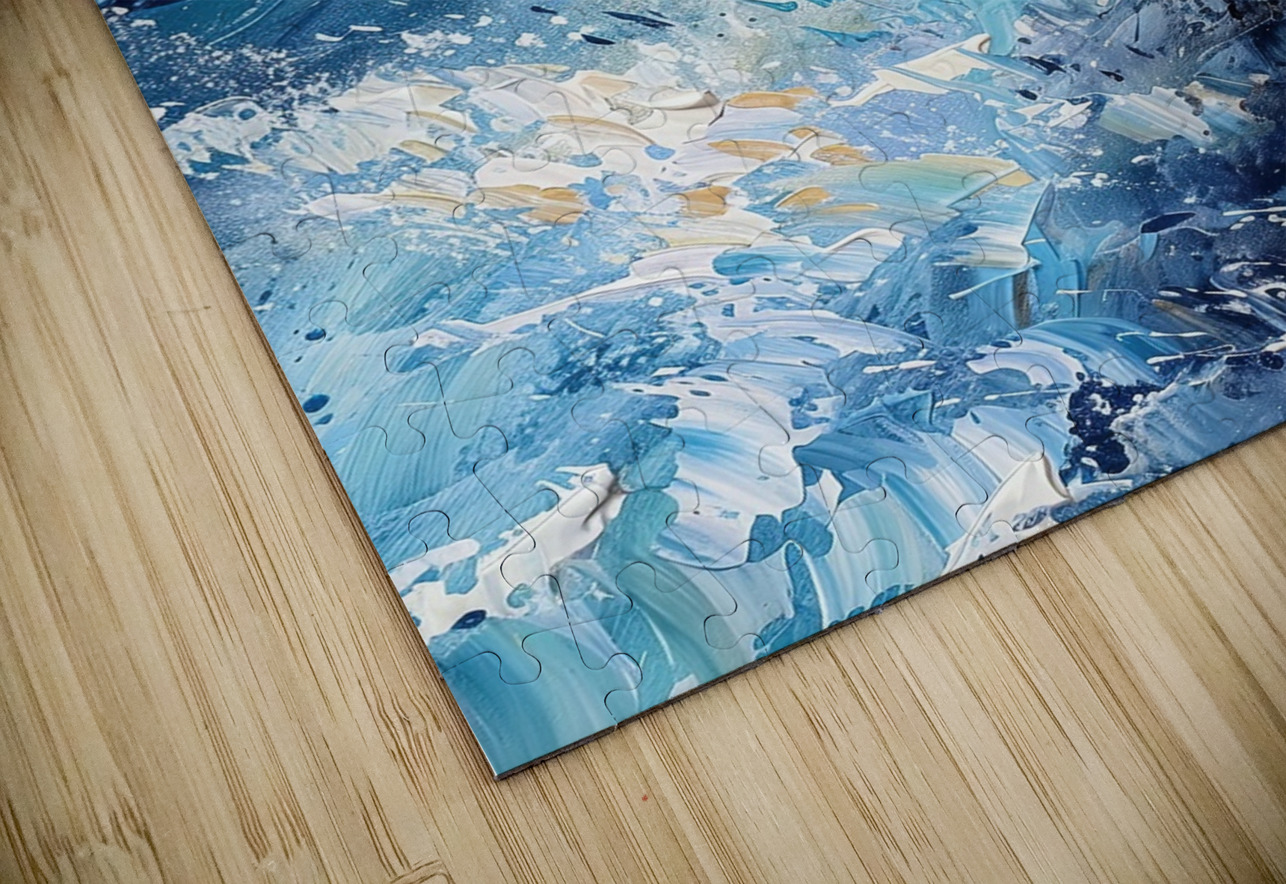 Azure Waves Crashing Y392HN 50 Abstract Rebellion Puzzle