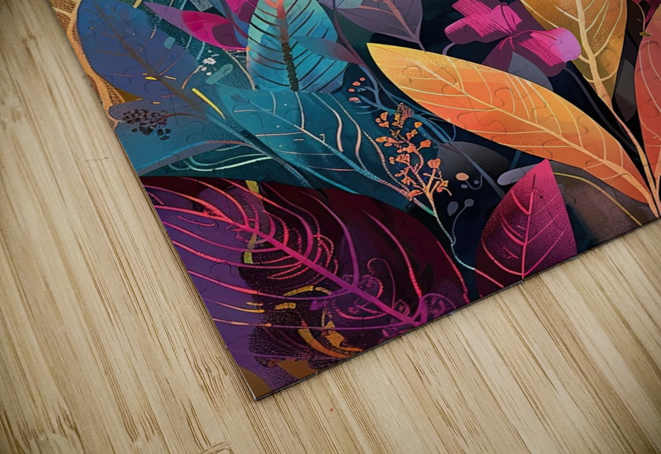 Blooming Garden Rhapsody H3N9P2 53 Abstract Rebellion Puzzle