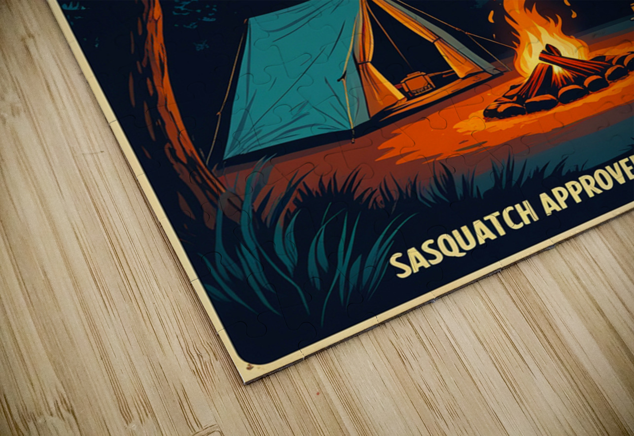 Bigfoot Camping Ground One Simple Gallery Puzzle