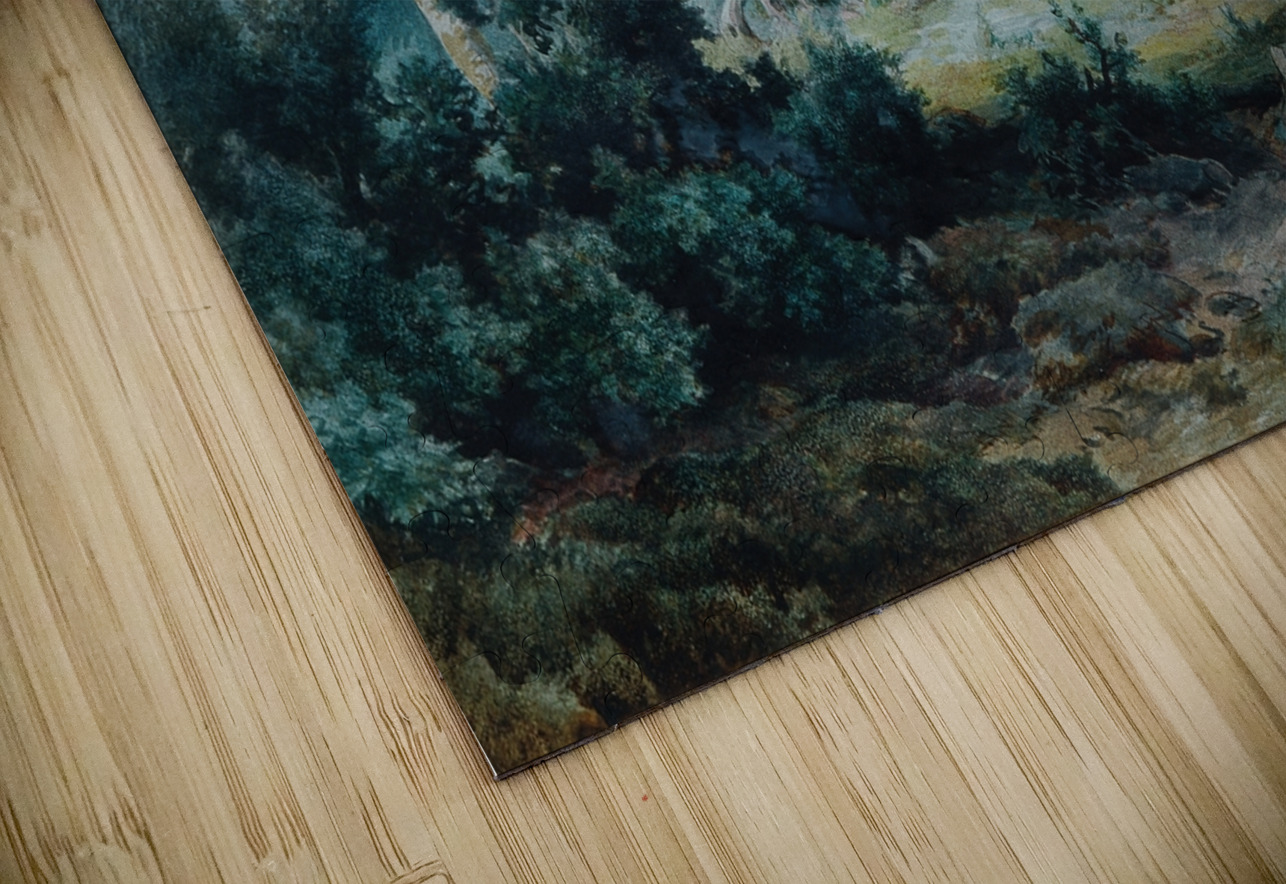 Waldinneres [1876] by Remigius Adrianus van Haanen [1812–1894] MyCozyFineArt Puzzle