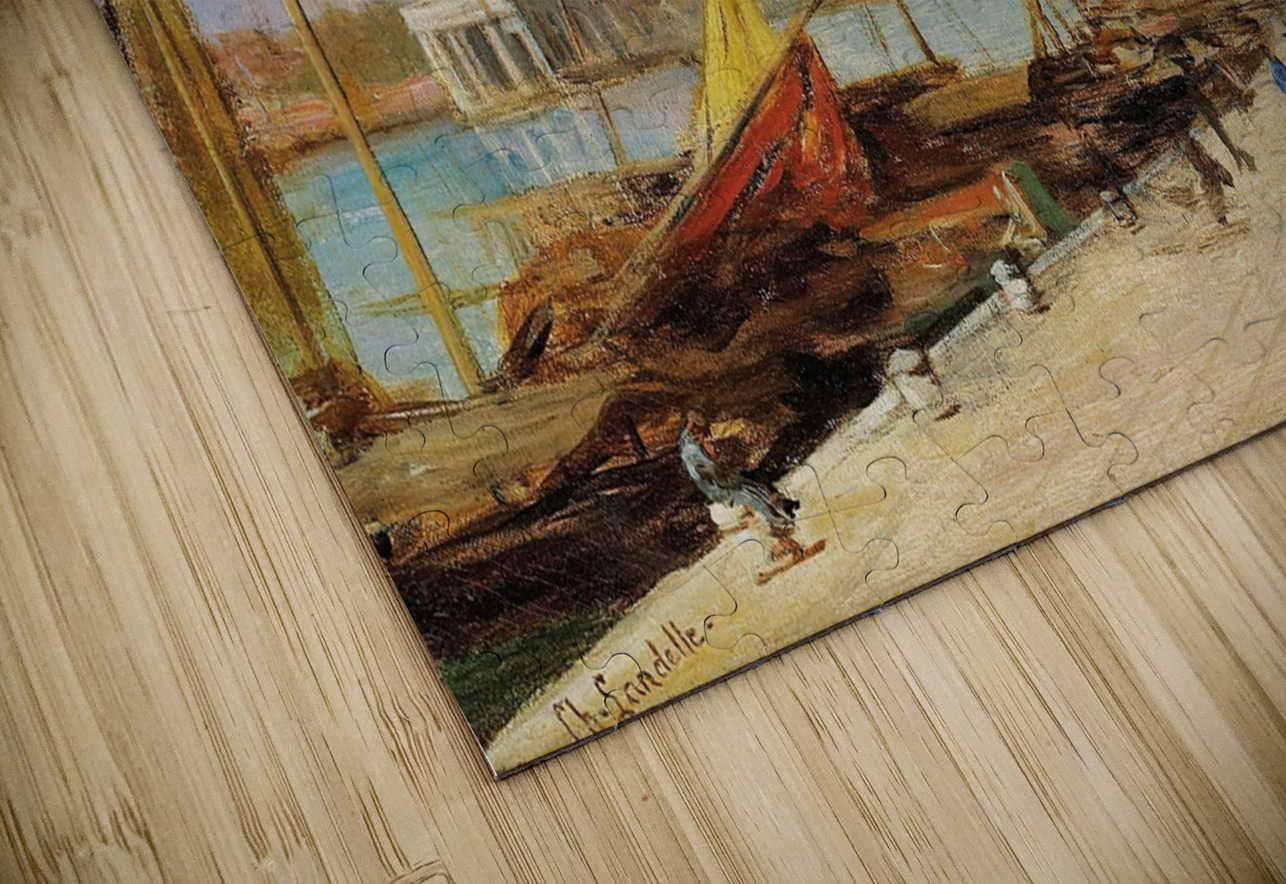 View Of Venice by Charles Landelle [1821–1908] MyCozyFineArt Puzzle