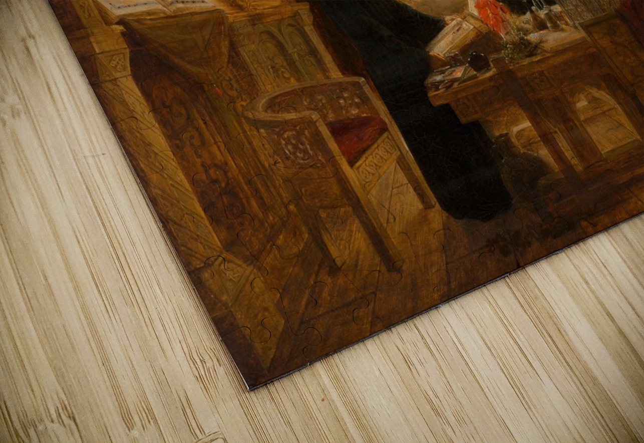 Interior of a monastery in Italy [1853] by Elmslie William Dallas [1809–1879] MyCozyFineArt Puzzle