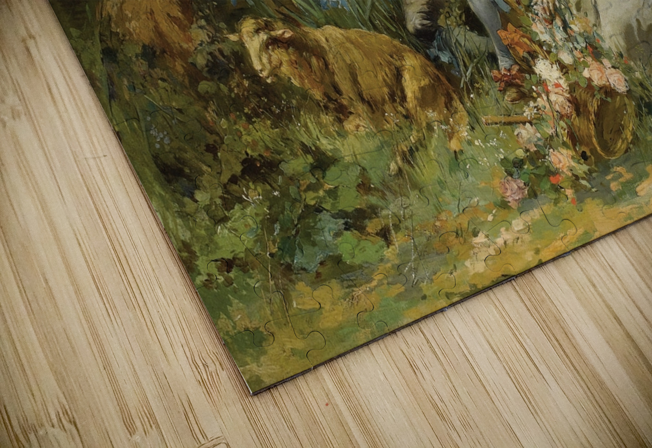 Fête Champêtre by Vicente García De Paredes [1845–1903] MyCozyFineArt Puzzle