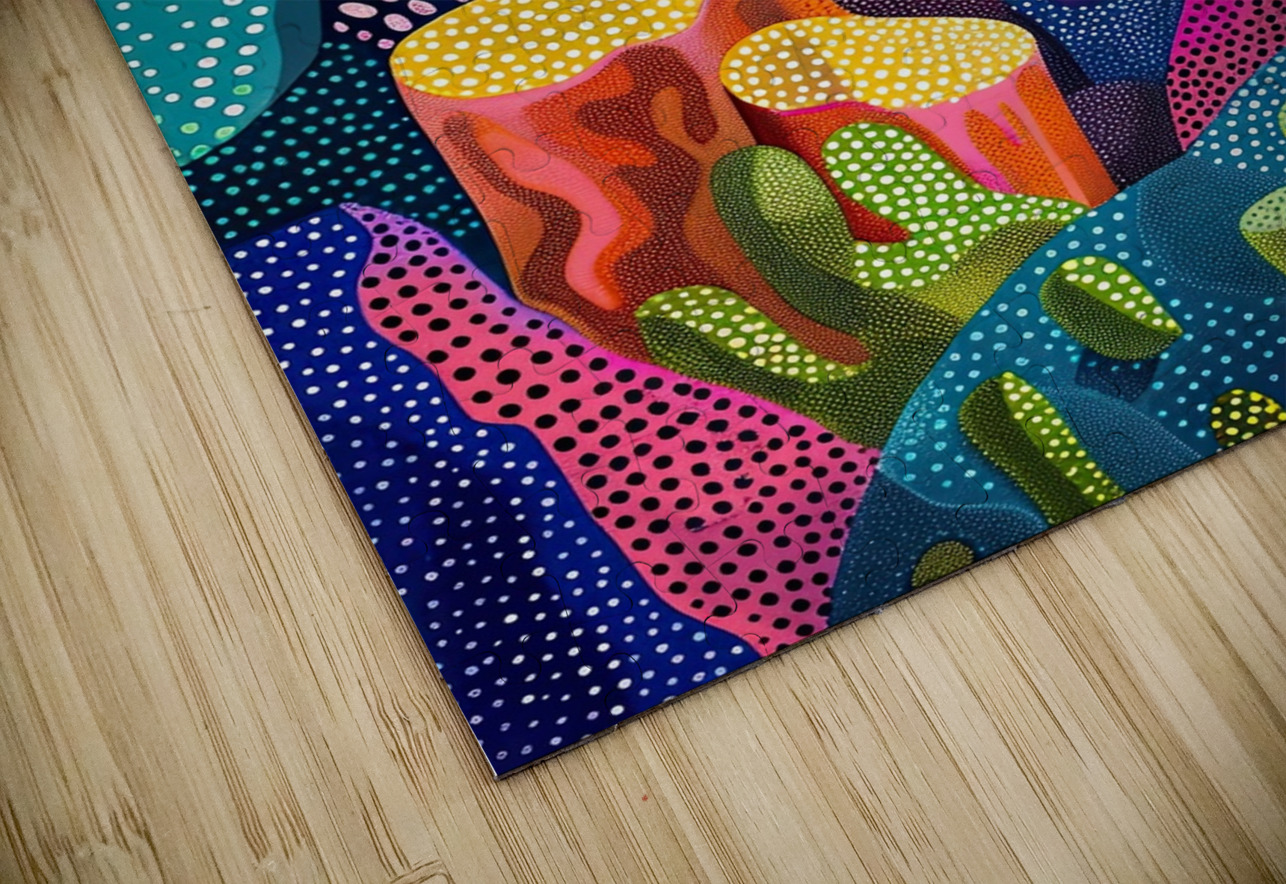 Chromatic Coral City 7H9N2P 60 Abstract Rebellion Puzzle