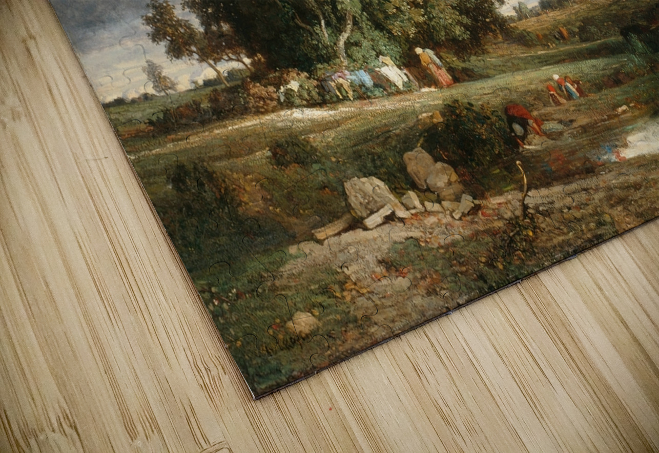 The Marsh [1840] by Constant Troyon [1810–1865] MyCozyFineArt Puzzle