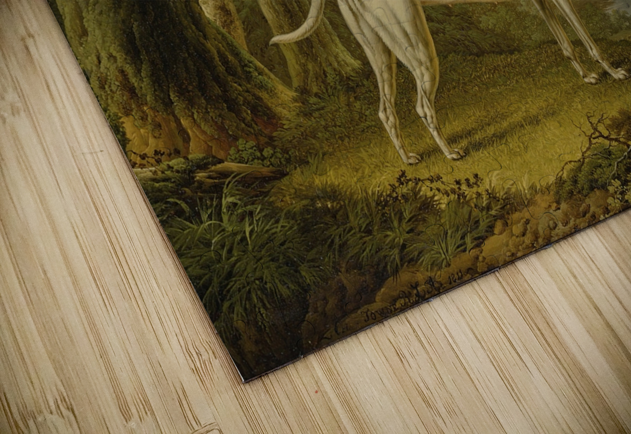 An English Pointer In A Landscape [1811] by Charles Towne [1763–1840] MyCozyFineArt Puzzle