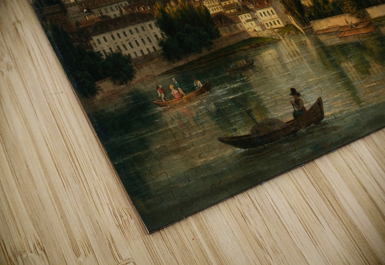 Prager Burg – Hradschin by Alois von Saar [1779–1840] MyCozyFineArt Puzzle