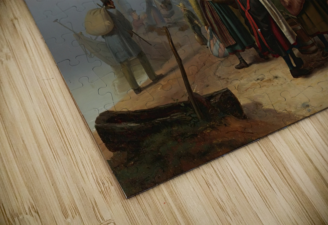 The Fortune Teller [1843] by Christian Grothe [–1849] MyCozyFineArt Puzzle