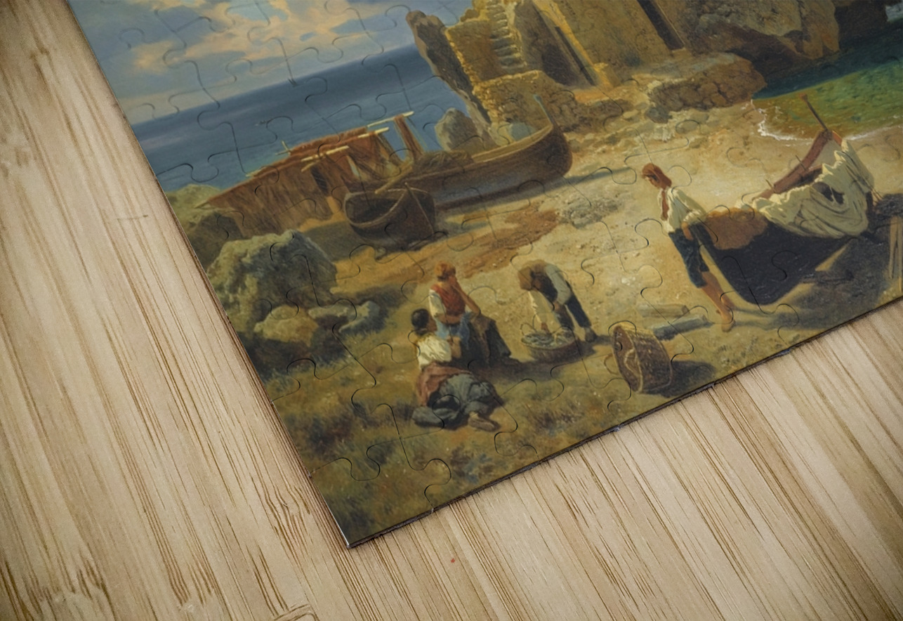 Capri [1864] by August Leu [1818–1897] MyCozyFineArt Puzzle