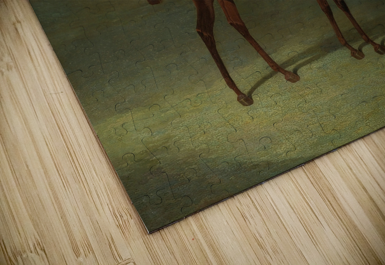 Mr. Ridsdale And Mr. Gully’s St. Giles With William Scott Up [1832] by John Frederick Herring Snr. [1795–1865] MyCozyFineArt Puzzle