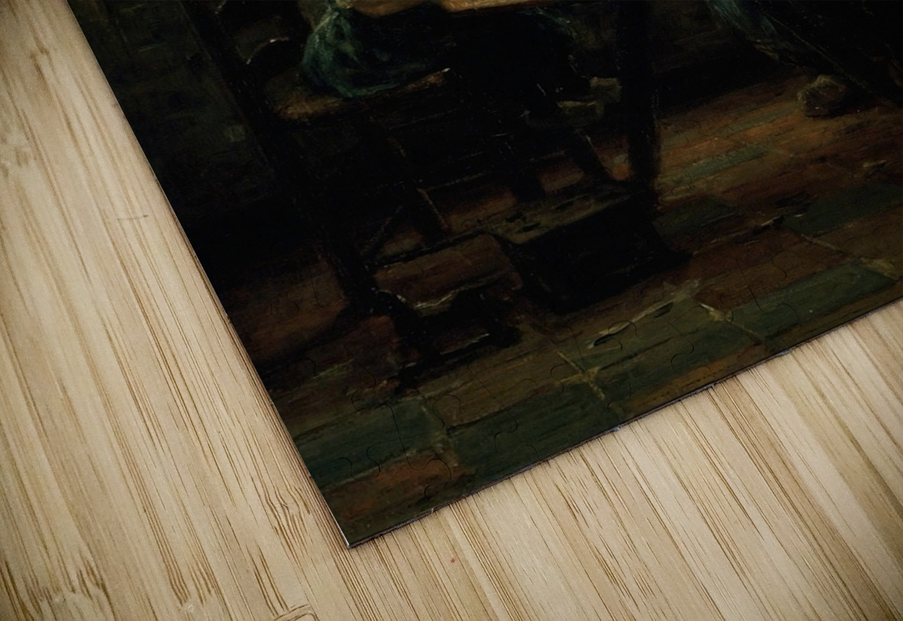 A Family Meal [1890s] by Evert Pieters [1856–1932] MyCozyFineArt Puzzle