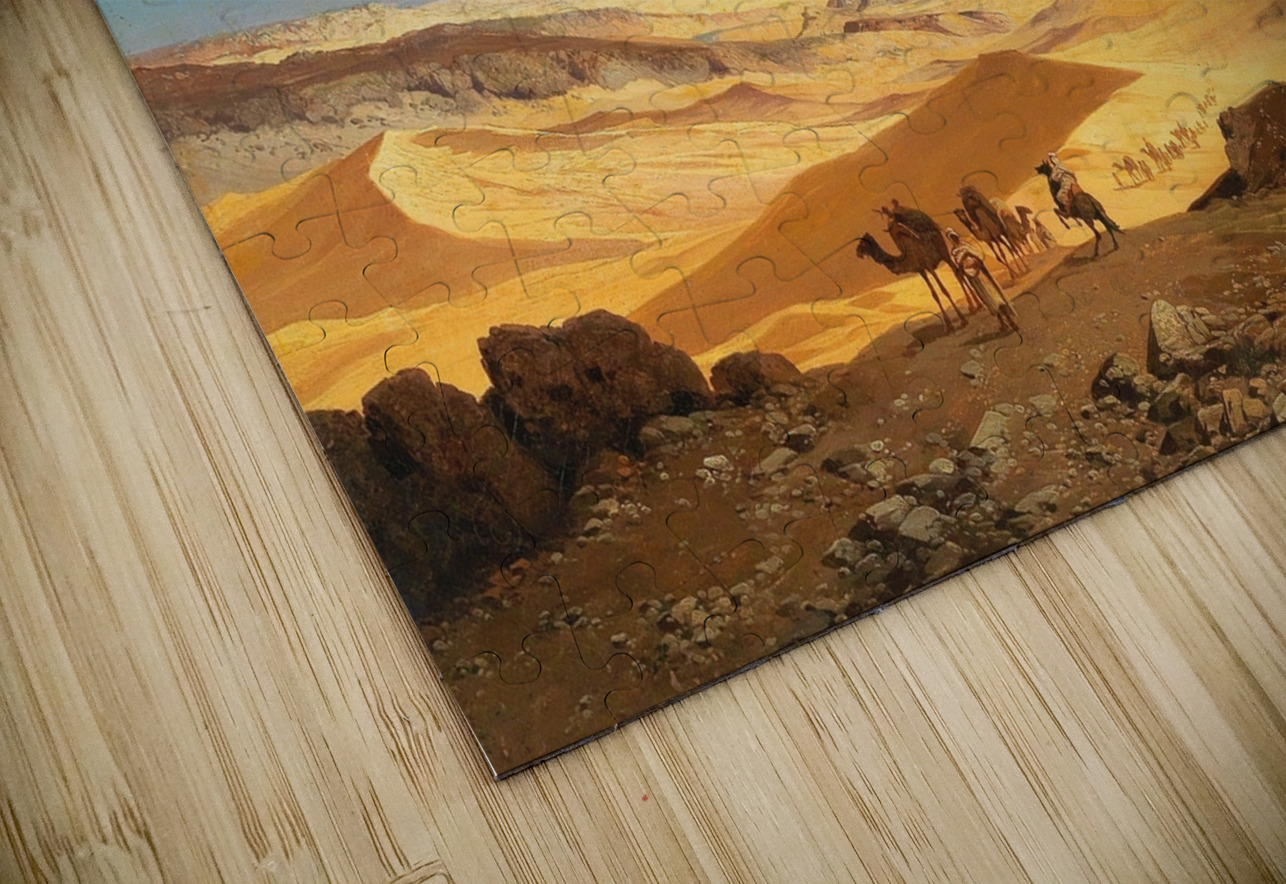 The Libyan Desert by Carl Hasch [1834–1897] MyCozyFineArt Puzzle