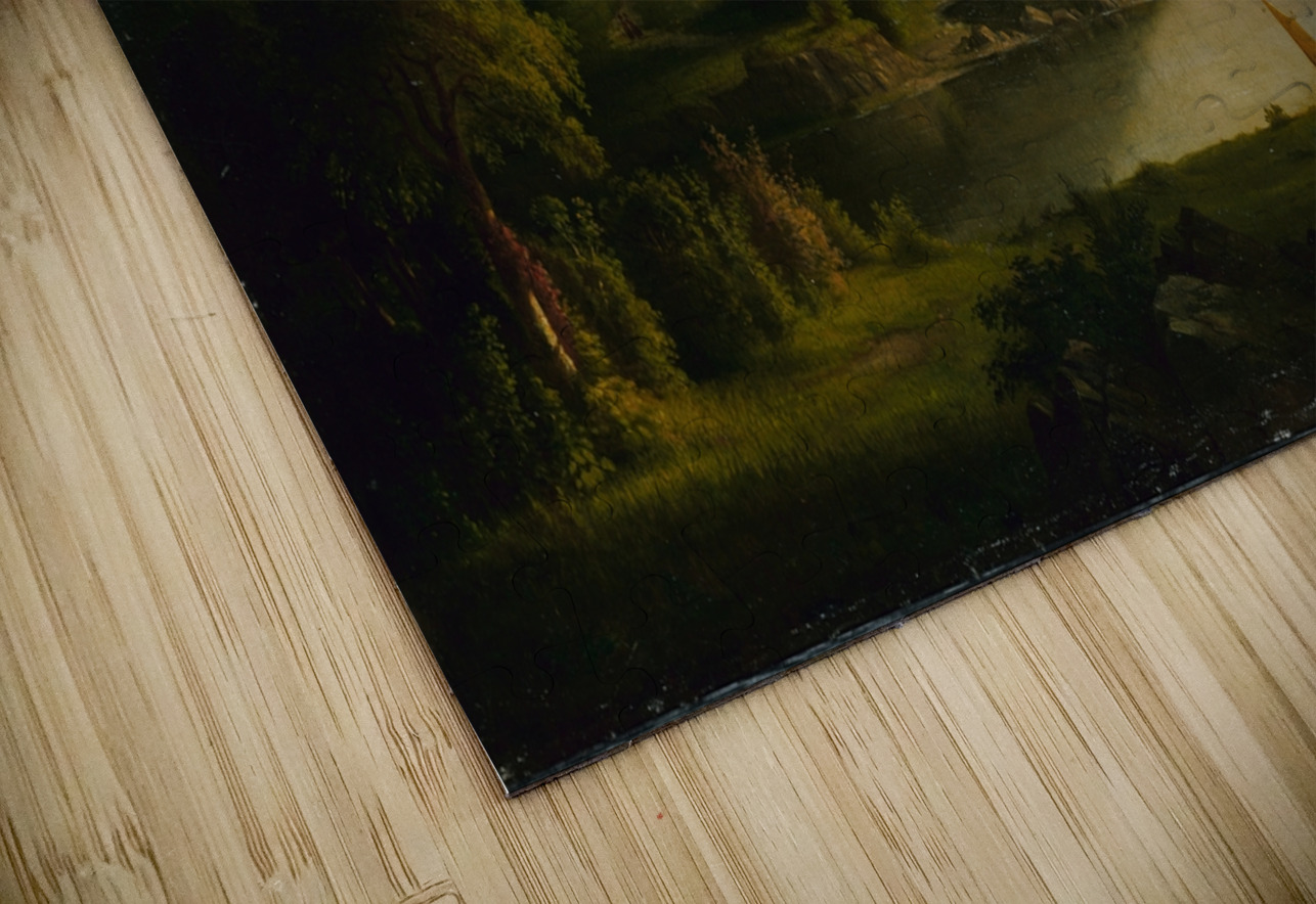 Scotch Highlands [ca. 1848–1852] by Robert S. Duncanson [1821–1872] MyCozyFineArt Puzzle