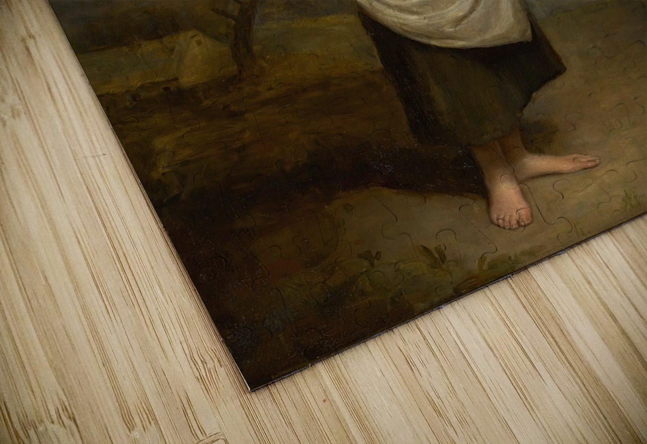 A milkmaid in a landscape [1835] by Thomas Duncan [1807–1845] MyCozyFineArt Puzzle