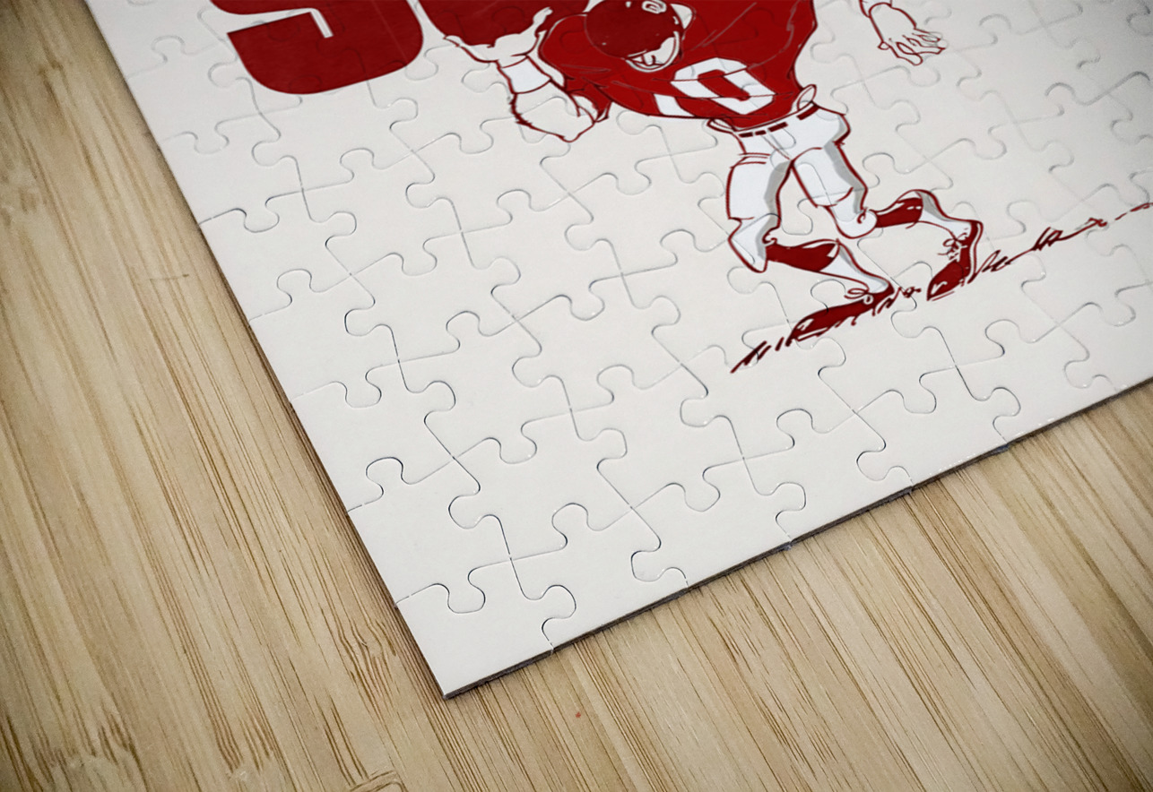 1970s Oklahoma Sooners Football Art Row One Brand Puzzle