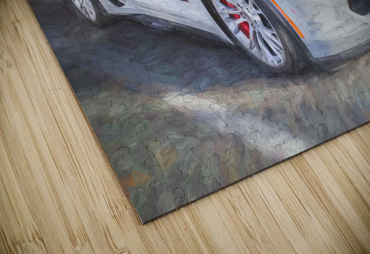 2017 White Chevrolet Corvette ZO6 X15 11 Rich Franco Puzzle
