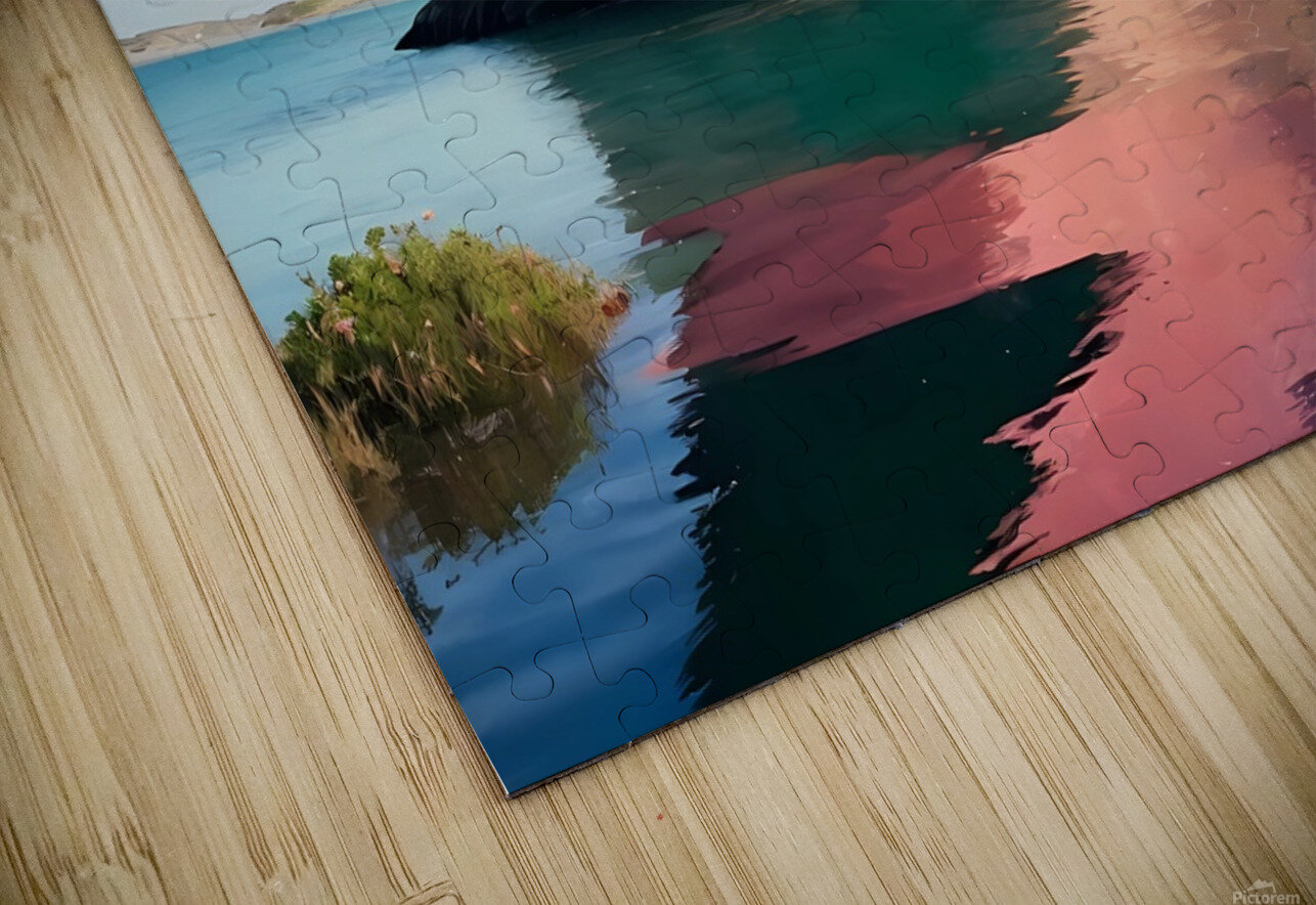 Stunning Pink Rock Arch Over Turquoise Waters – A Natural Wonder Carole Bally Puzzle